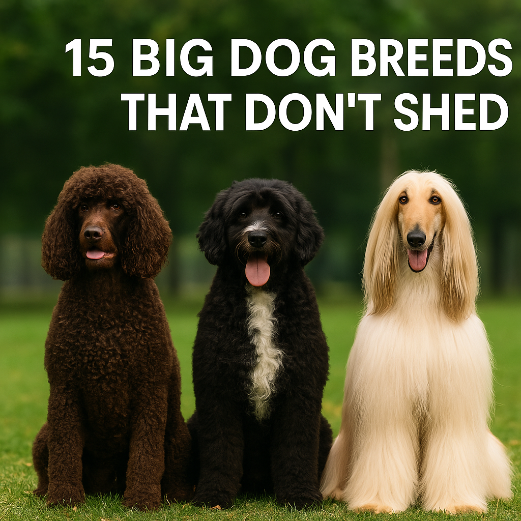 15 Big Dogs That Don't Shed