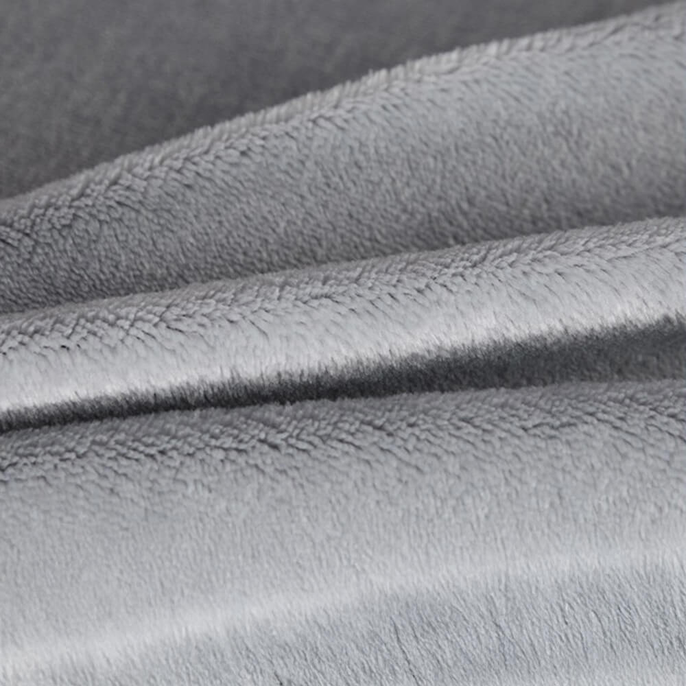 Sólido <tc>Color</tc> Funda protectora de colchón de terciopelo suave y cálido con forma de leche para cama