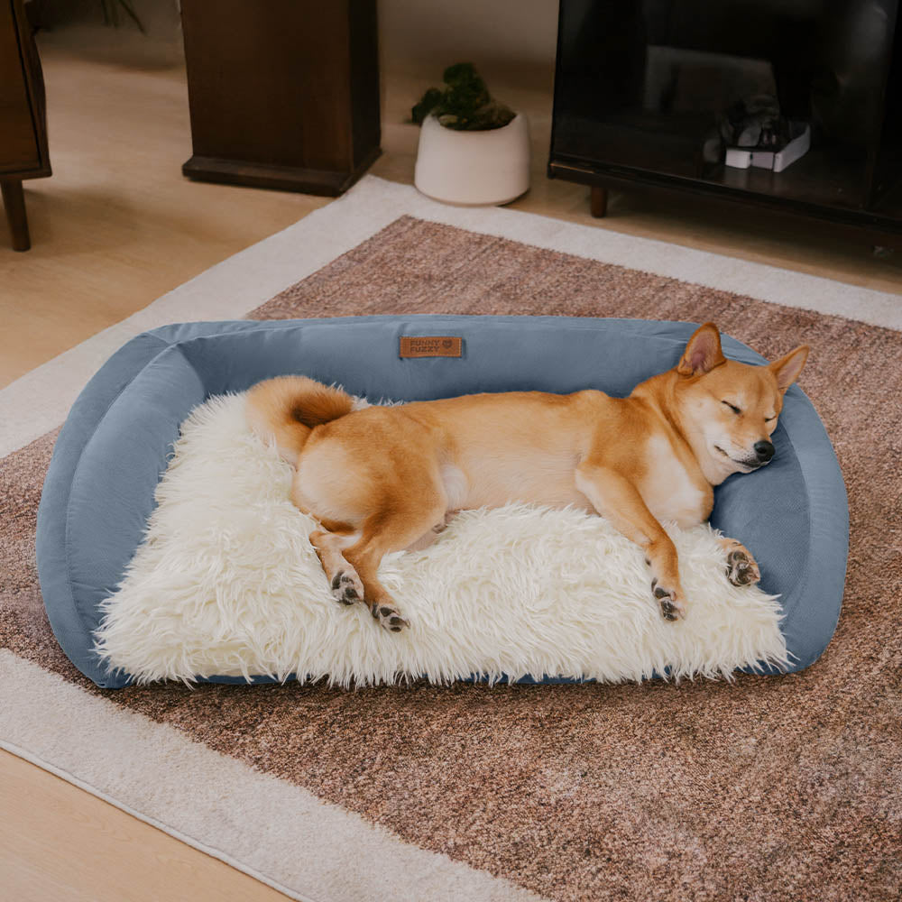 Grande paffuto di divano a letto di cani da cani da cani da padella lavabile