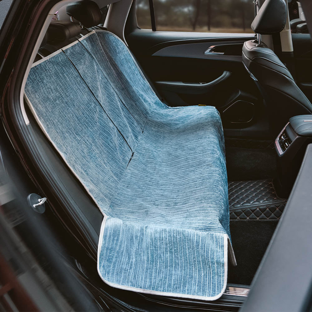 Protector del asiento del asiento de la mascota de chenilla a rayas impermeables