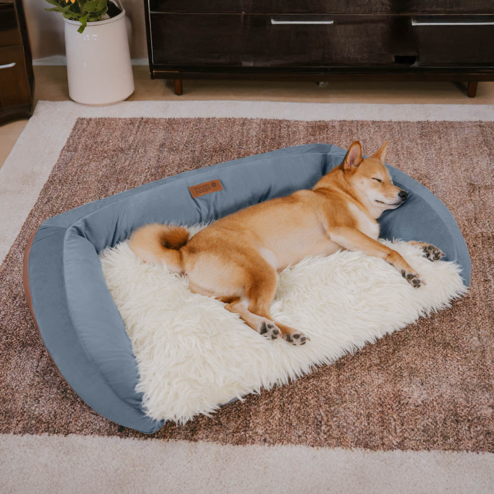 Grande paffuto di divano a letto di cani da cani da cani da padella lavabile