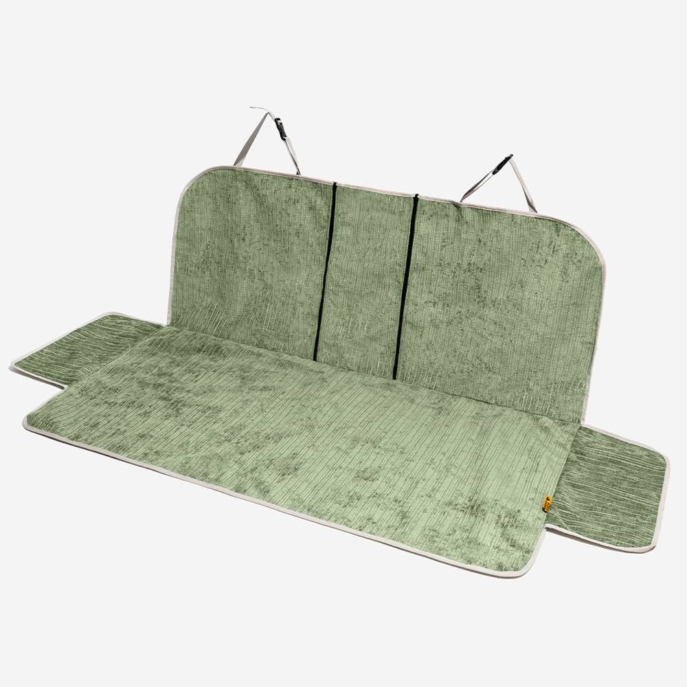 Protector del asiento del asiento de la mascota de chenilla a rayas impermeables