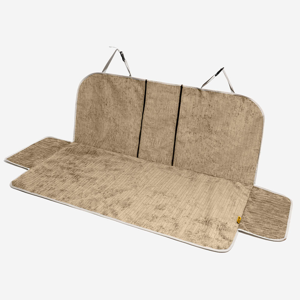 Protector del asiento del asiento de la mascota de chenilla a rayas impermeables