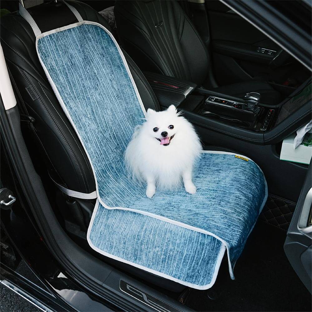 Protector del asiento del asiento de la mascota de chenilla a rayas impermeables