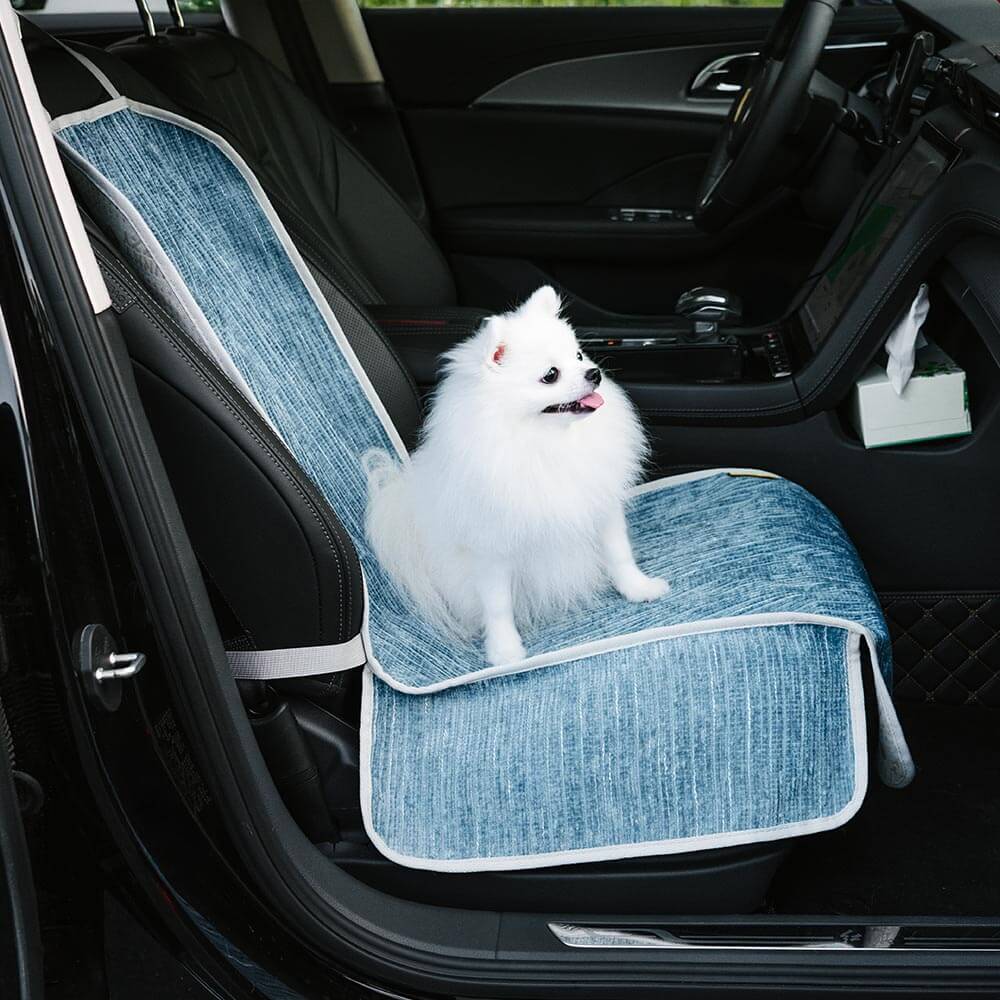 Protector del asiento del asiento de la mascota de chenilla a rayas impermeables