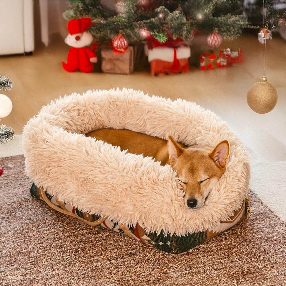 Grande vettore di animali domestici indie per tutta la stagione reversibile e sacco a pelo snuggle - wondernap