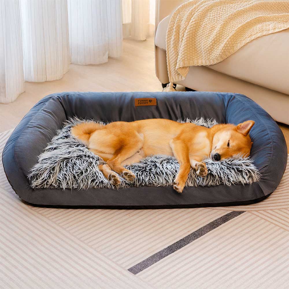 Grande paffuto di divano a letto di cani da cani da cani da padella lavabile