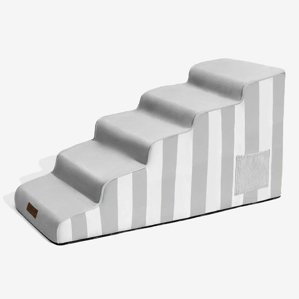 Trendy Striped Removable Sponge Anti-Slip Pet Stair - SafeStep
