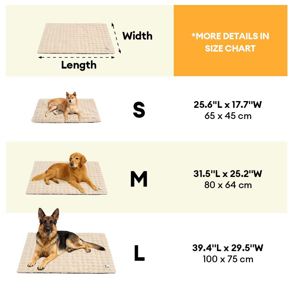 Cozy Plush Warm Washable and Portable Pet Mat - ThermoPad