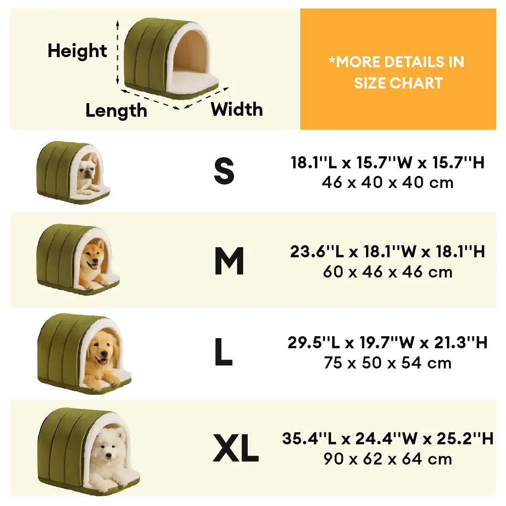 Cave-Style Warm Deep Sleeping Snug Cat Cave Dog House