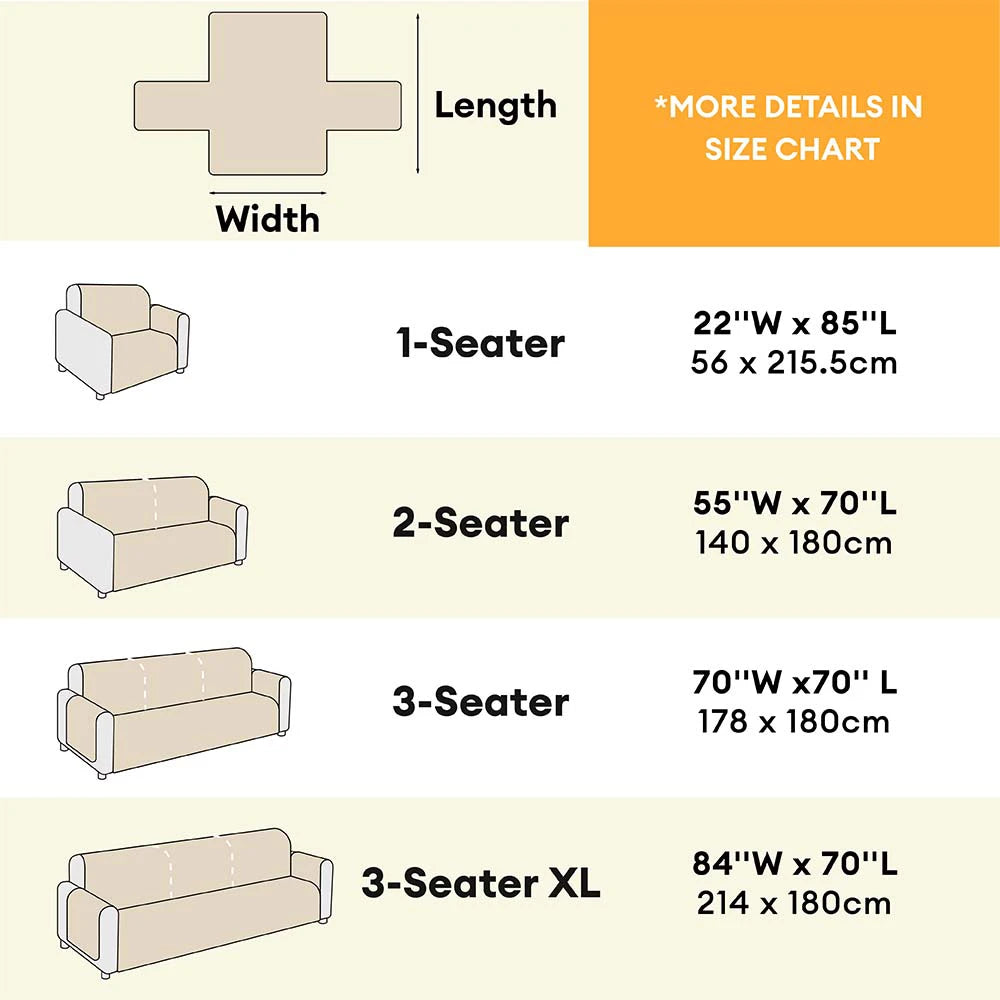 Housse de protection imperméable et moelleuse pour canapé - EverDry