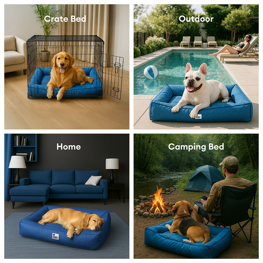 Soporte envolvente totalmente ortopédico cama para perros grande impermeable