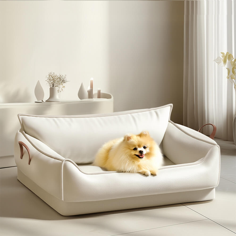 Lussuoso lattice naturale in lattice Support Anti-Scratch Dog & Cat Bed