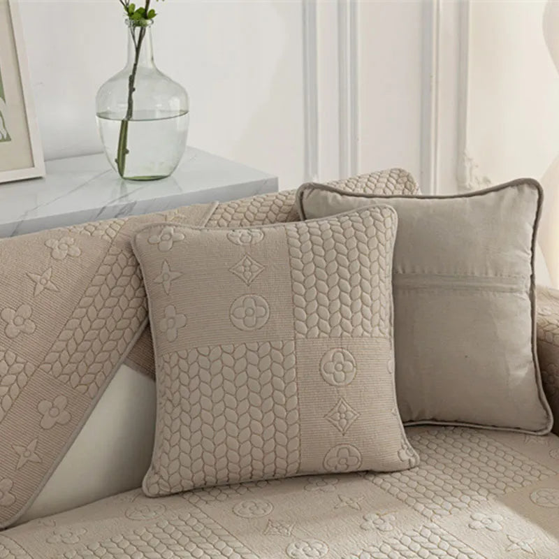 Coperchio di divano antimpasti di cotone in cotone lavabile in cotone in lavaggio 3D