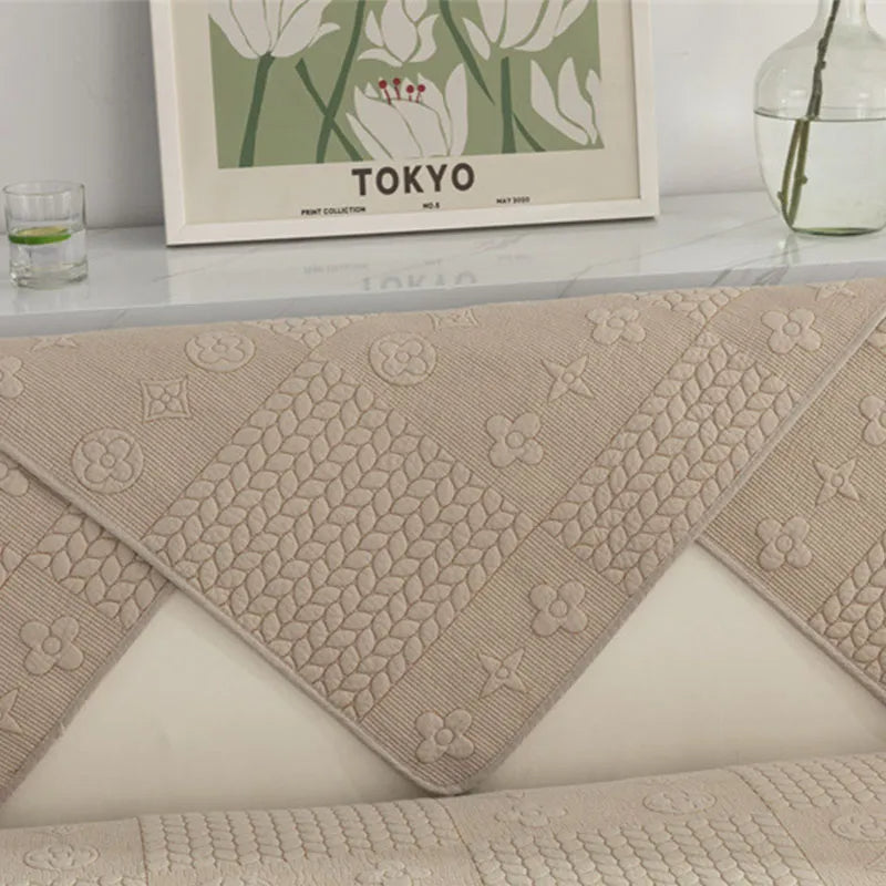 Coperchio di divano antimpasti di cotone in cotone lavabile in cotone in lavaggio 3D