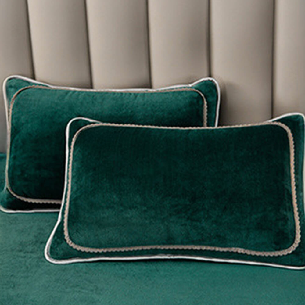 Luxury Extra Spesso caldo Caldo Solido Foglio in pile in pile di latte set