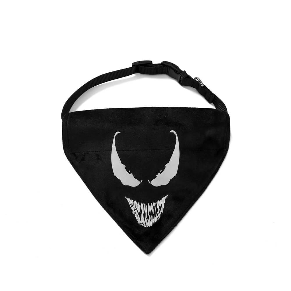 Bandana lumineux pour animaux de compagnie d’Halloween | Bavoir et collier pour animaux de compagnie triangle lumineux