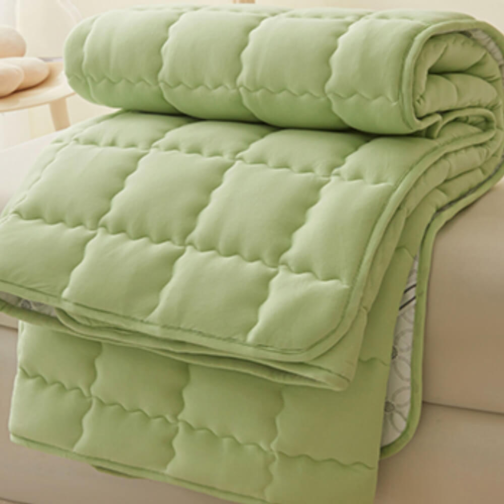 Topper materasso non slip trapuntato traspirato per tutte le season