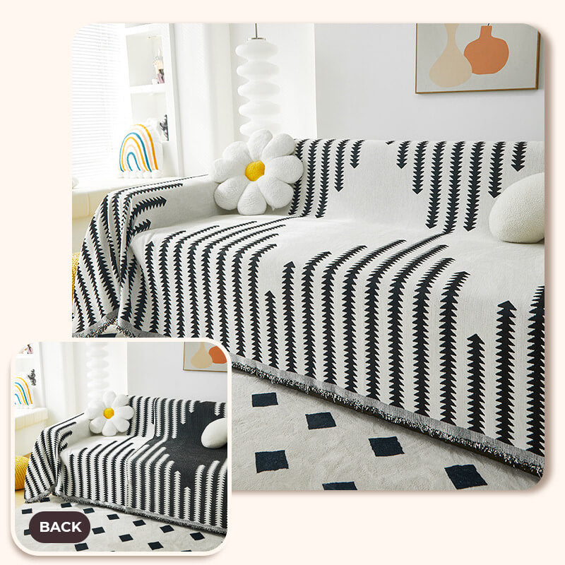 Coperchio decorazione per la casa a doppia faccia in tessuto Chenille per tutte le season