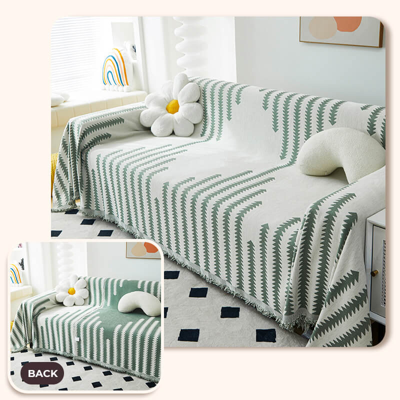 Coperchio decorazione per la casa a doppia faccia in tessuto Chenille per tutte le season