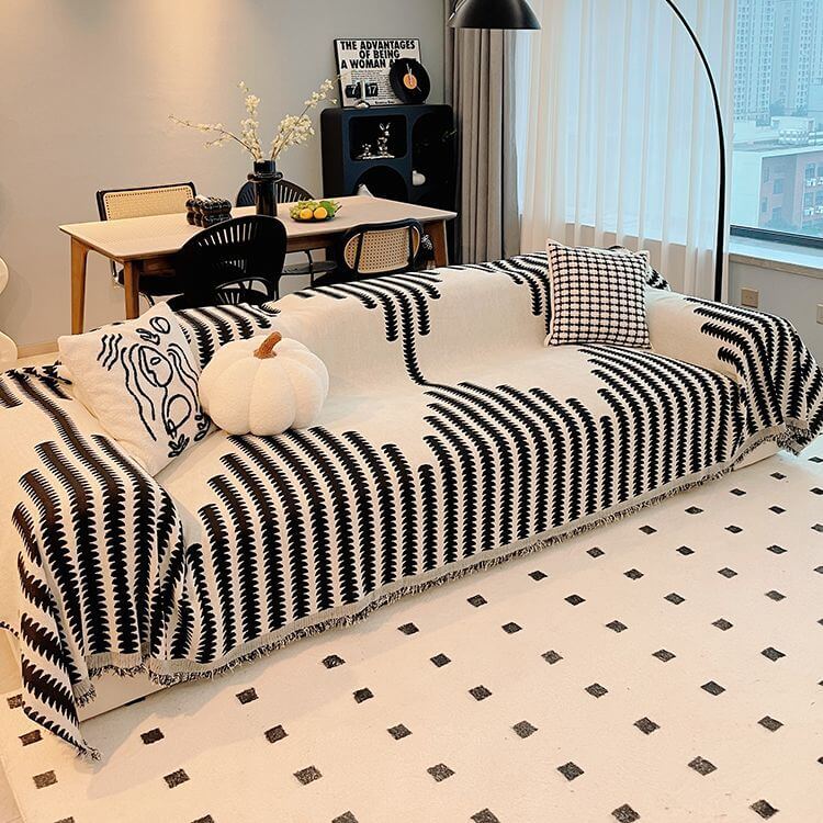 Coperchio decorazione per la casa a doppia faccia in tessuto Chenille per tutte le season