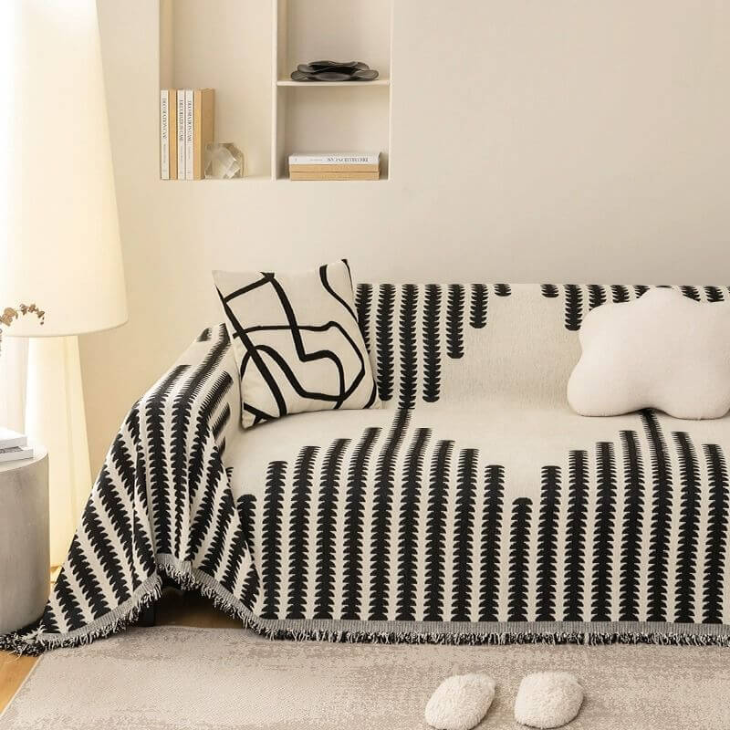 Coperchio decorazione per la casa a doppia faccia in tessuto Chenille per tutte le season