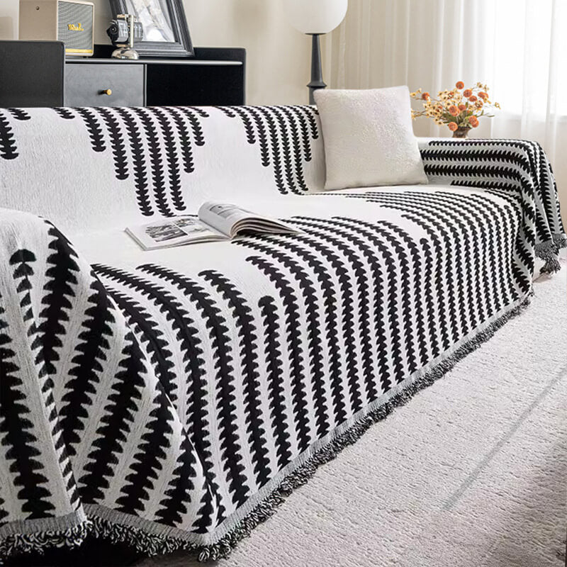 Coperchio decorazione per la casa a doppia faccia in tessuto Chenille per tutte le season