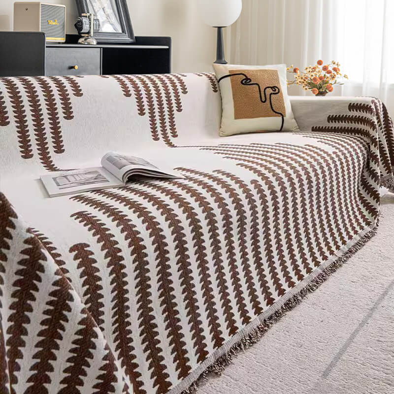 Coperchio decorazione per la casa a doppia faccia in tessuto Chenille per tutte le season