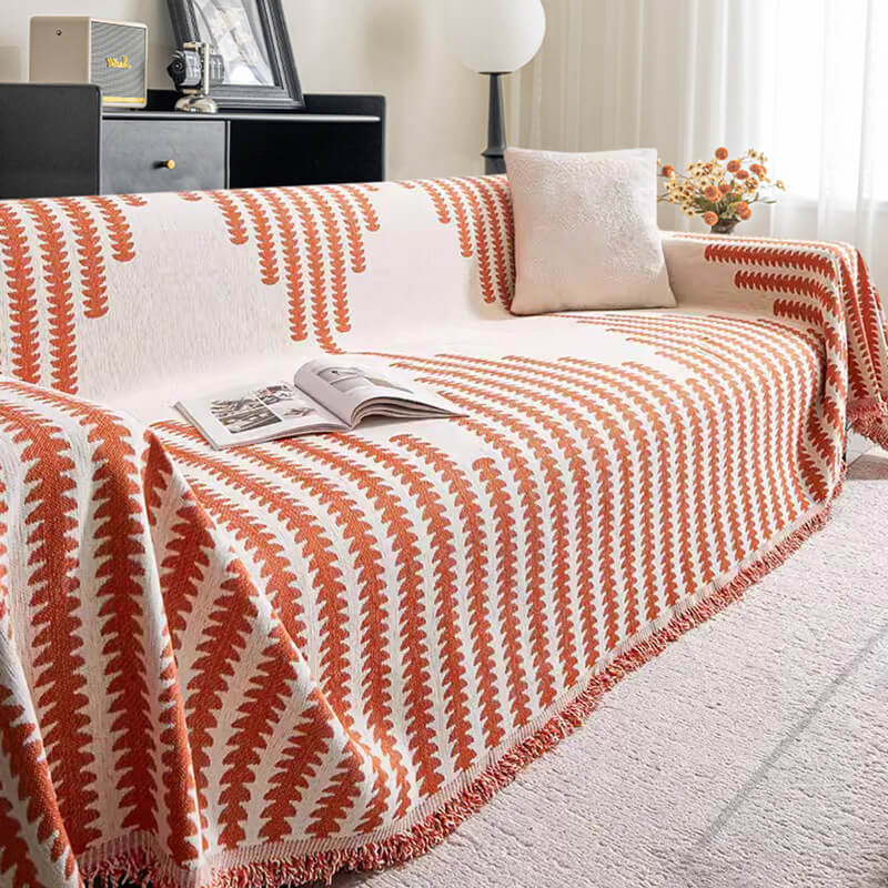 Coperchio decorazione per la casa a doppia faccia in tessuto Chenille per tutte le season
