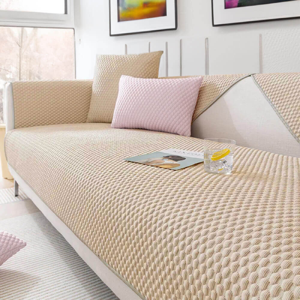 Coperchio di divano sezionale per protezione per mobili impermeabili di raffreddamento multifunzionale