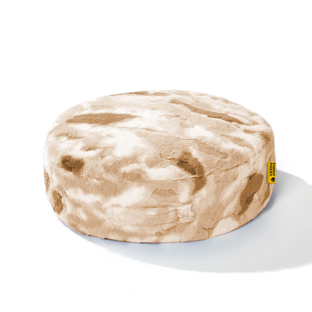 Donutas calmadas y esponjosas nubladas camas de perros redondas