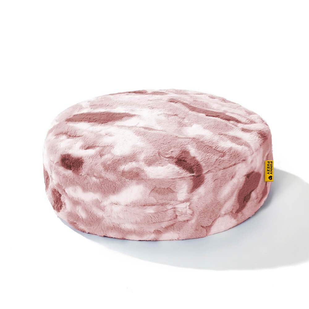 Donutas calmadas y esponjosas nubladas camas de perros redondas