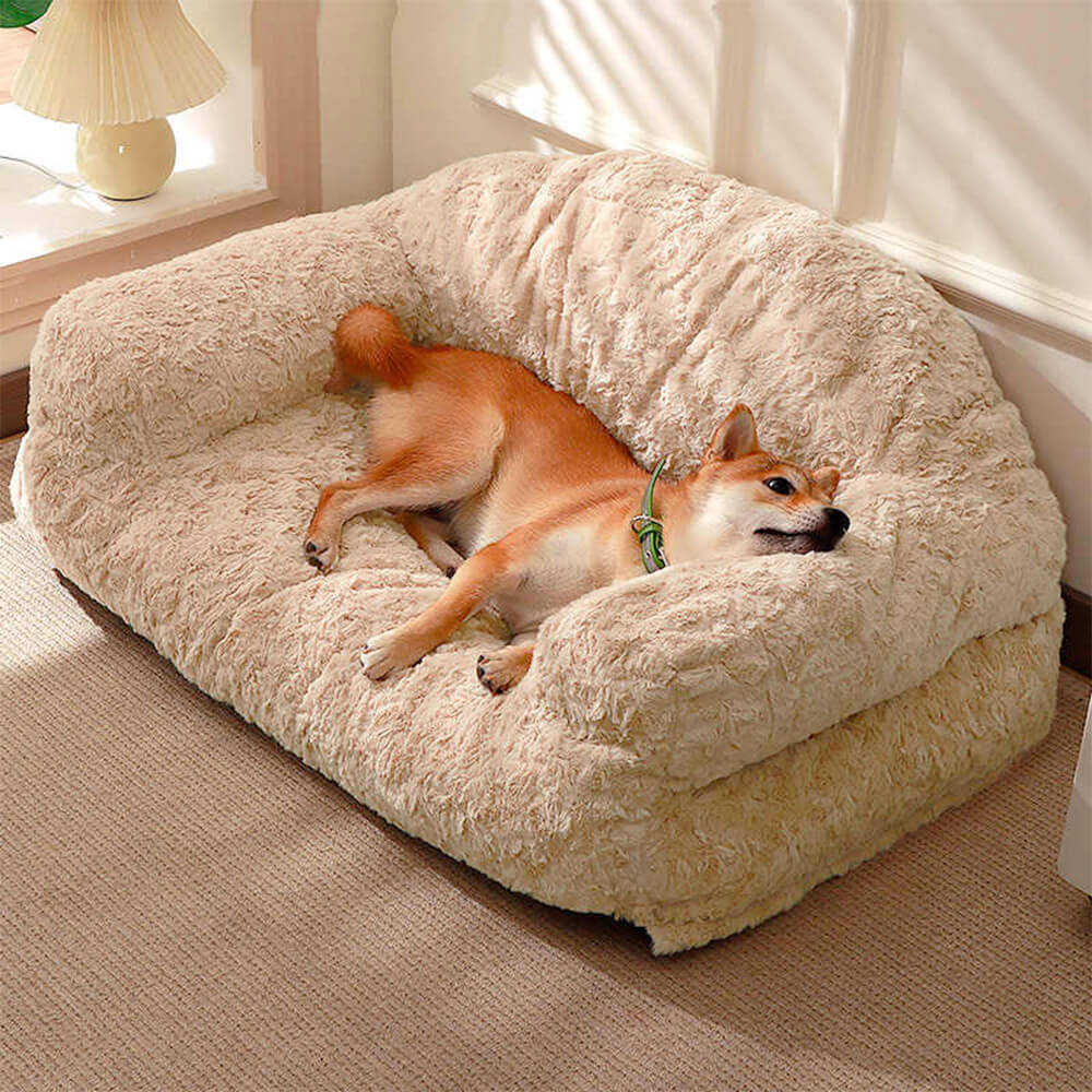 Gemütliches, voll stützendes, warmes, abnehmbares, waschbares Schlafsofa für Hunde und Katzen
