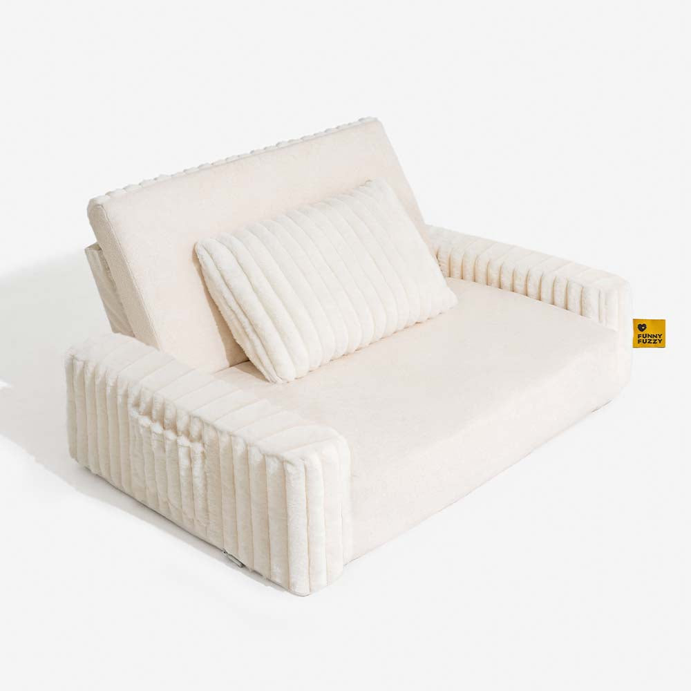 Creamy Fluffy Orthopedic Orthopedic Human Dog Bolster Led - Comfort espandibile