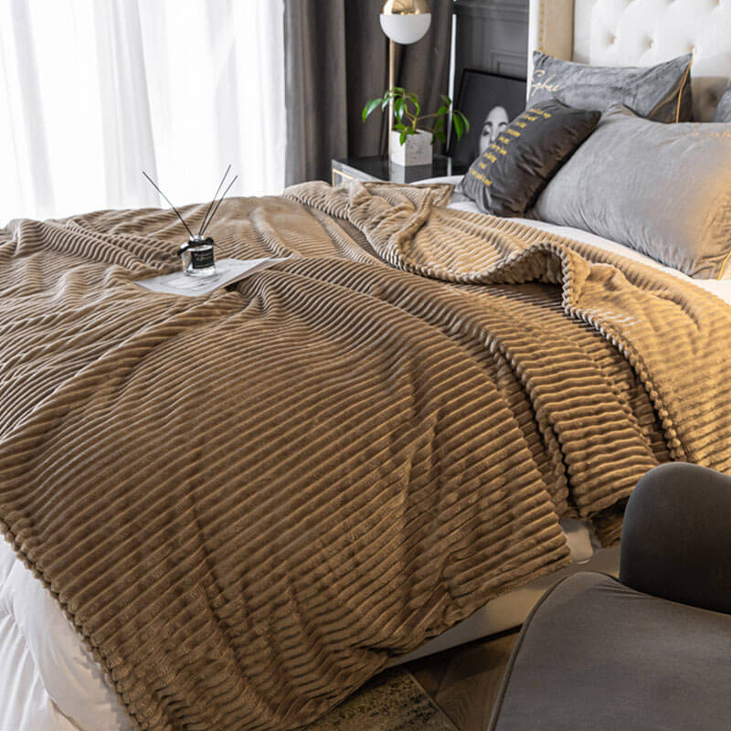 Coperta del divano in velluto per latte a doppia faccia