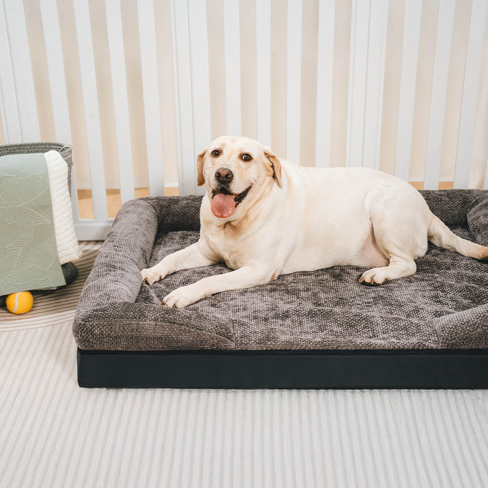 Camino acogedor y acogedor duradero ortopédico lavable y cama para perros y gatos
