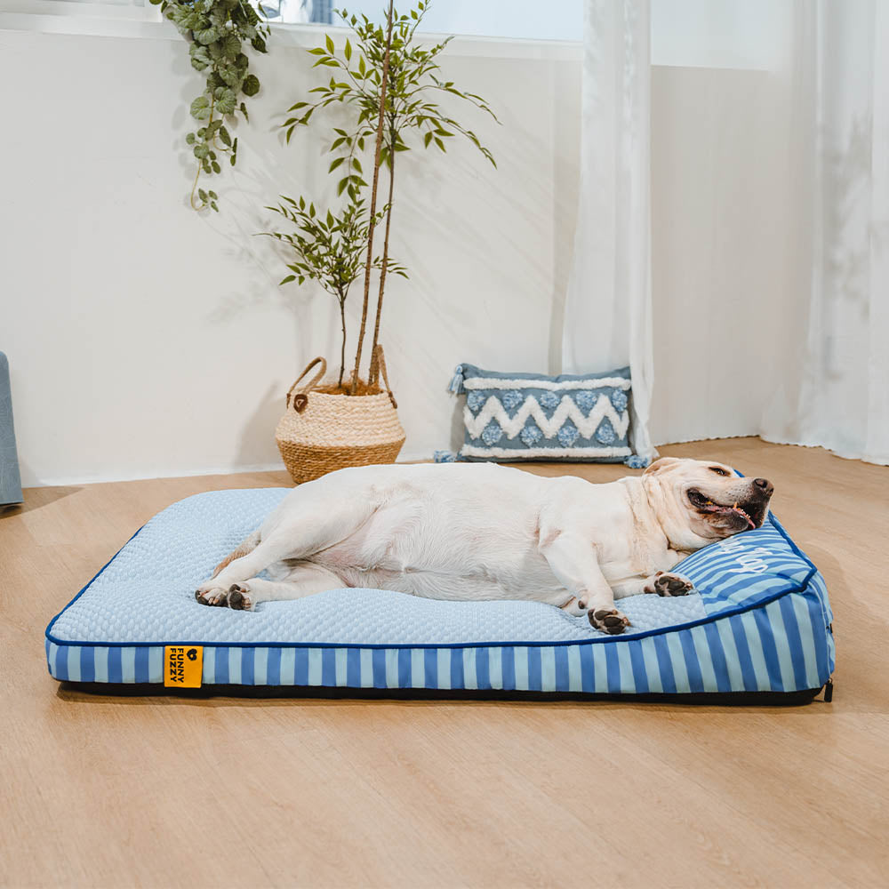 Cama de perros ortopédico de rectángulo lavable de enfriamiento extra grande - siesta de enfriamiento