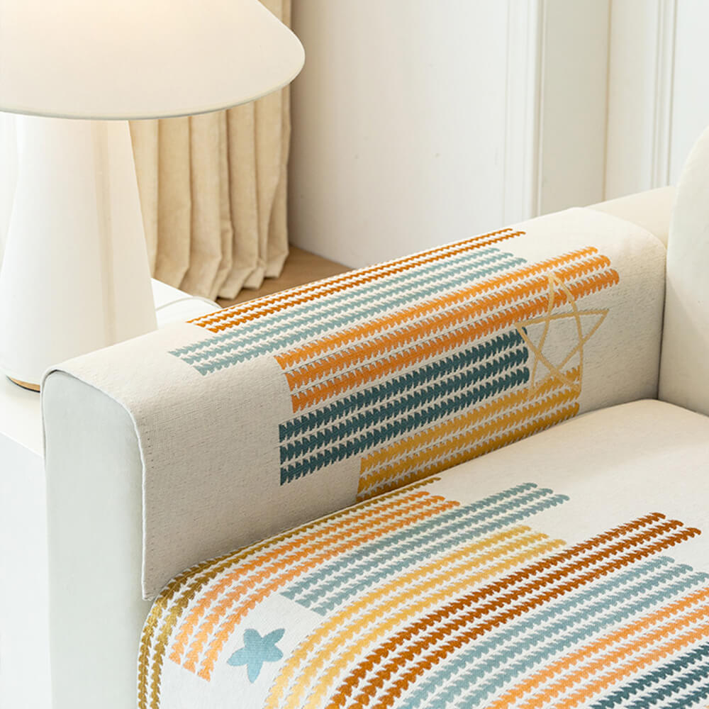 Chic All-Seasons Chenille Anti-Scratch Anti-Slip Furniture Protector Cover