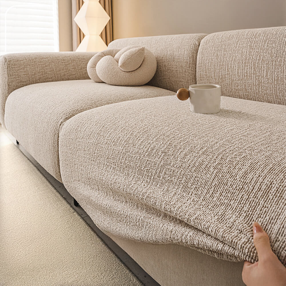Elegante cover del divano a tratto antcratch di Chenille All-Seasons Cover.