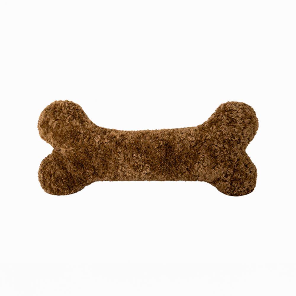 Peluga di divano a forma di osso cuscino decorativo morbido