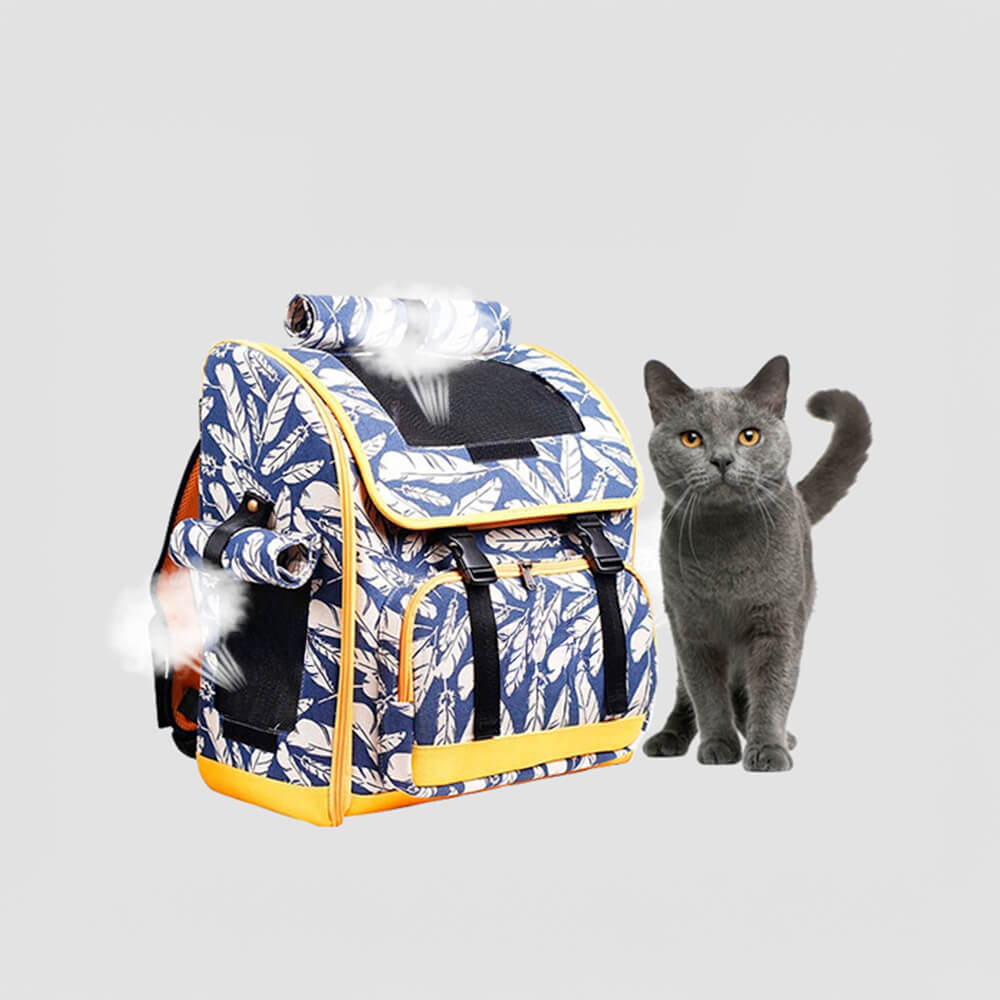 Stampa hawaiana alla moda portatile portatile e confortevole per gatti da viaggio per animali domestici