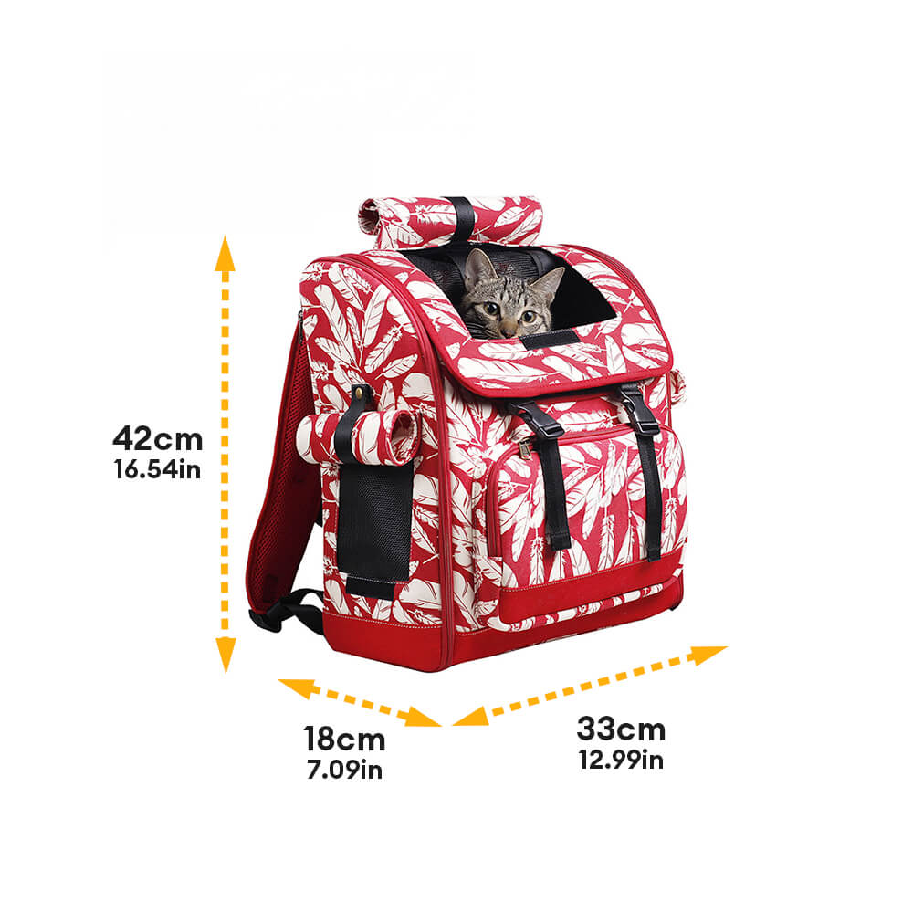 Stampa hawaiana alla moda portatile portatile e confortevole per gatti da viaggio per animali domestici