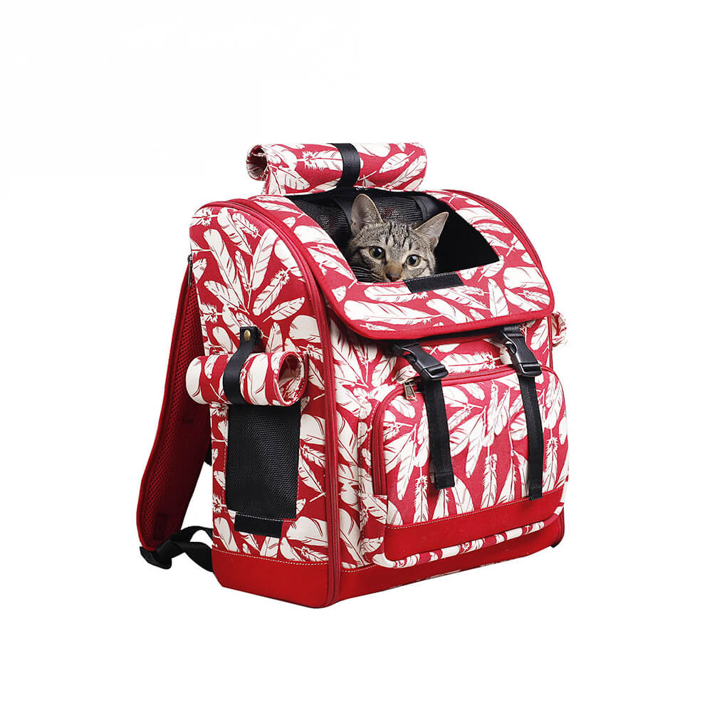 Stampa hawaiana alla moda portatile portatile e confortevole per gatti da viaggio per animali domestici