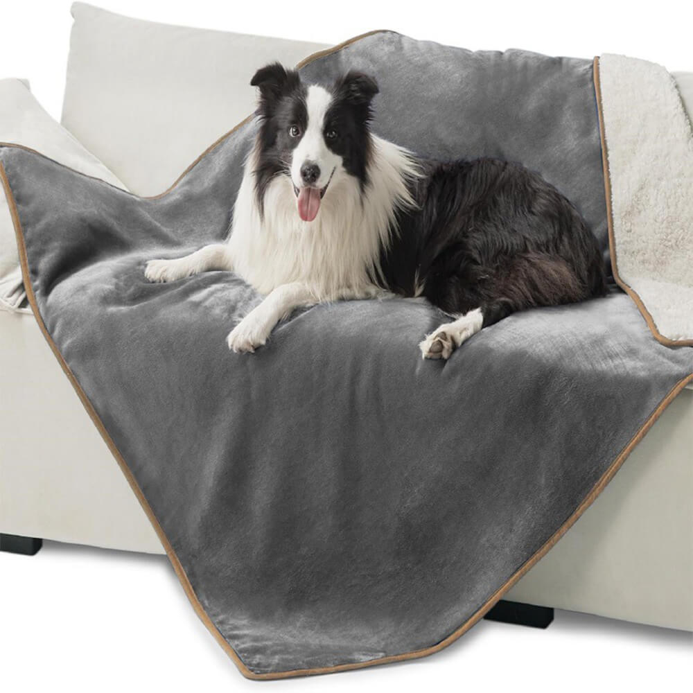 Acogedor & Manta protectora reversible de forro polar para mascotas