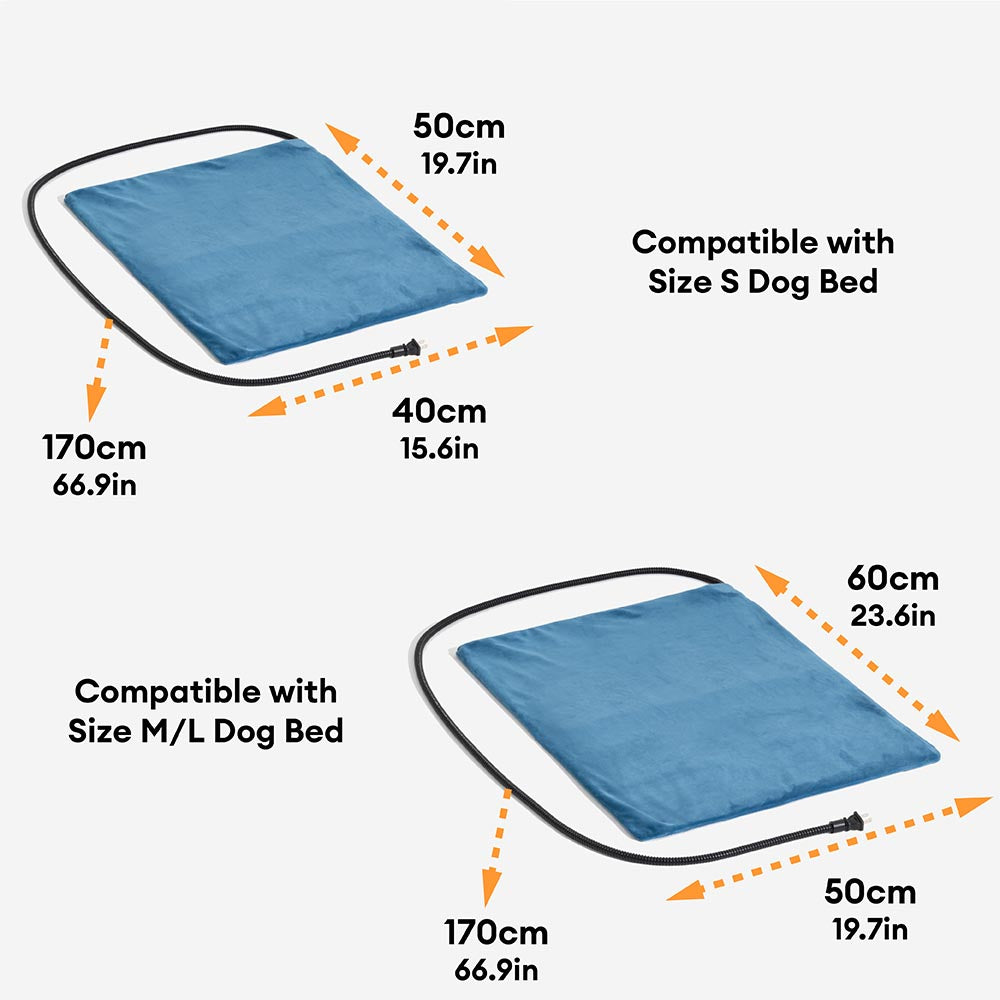 Letto per cani ortopedici di Snow House Festive - Calore natalizio