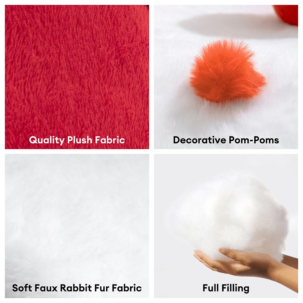 Letto per cani ortopedici di Snow House Festive - Calore natalizio