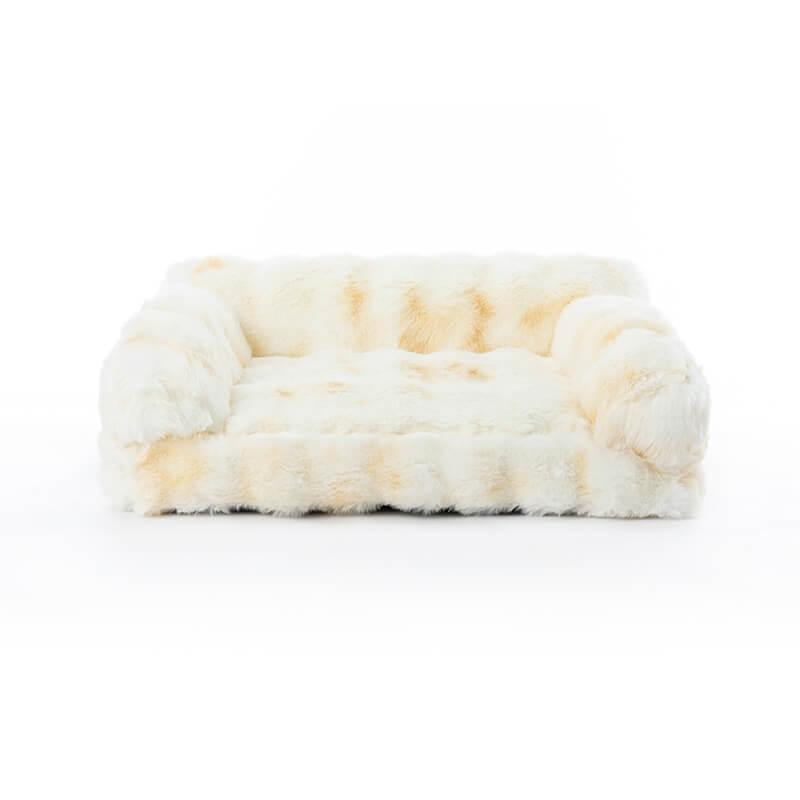 Fluffy peluche addensato accogliente Pet Balming Letto Cagnolo divano gatto
