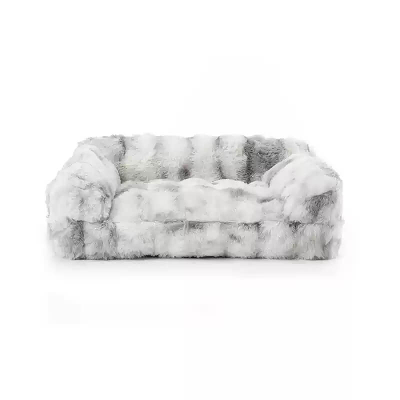 Fluffy peluche addensato accogliente Pet Balming Letto Cagnolo divano gatto