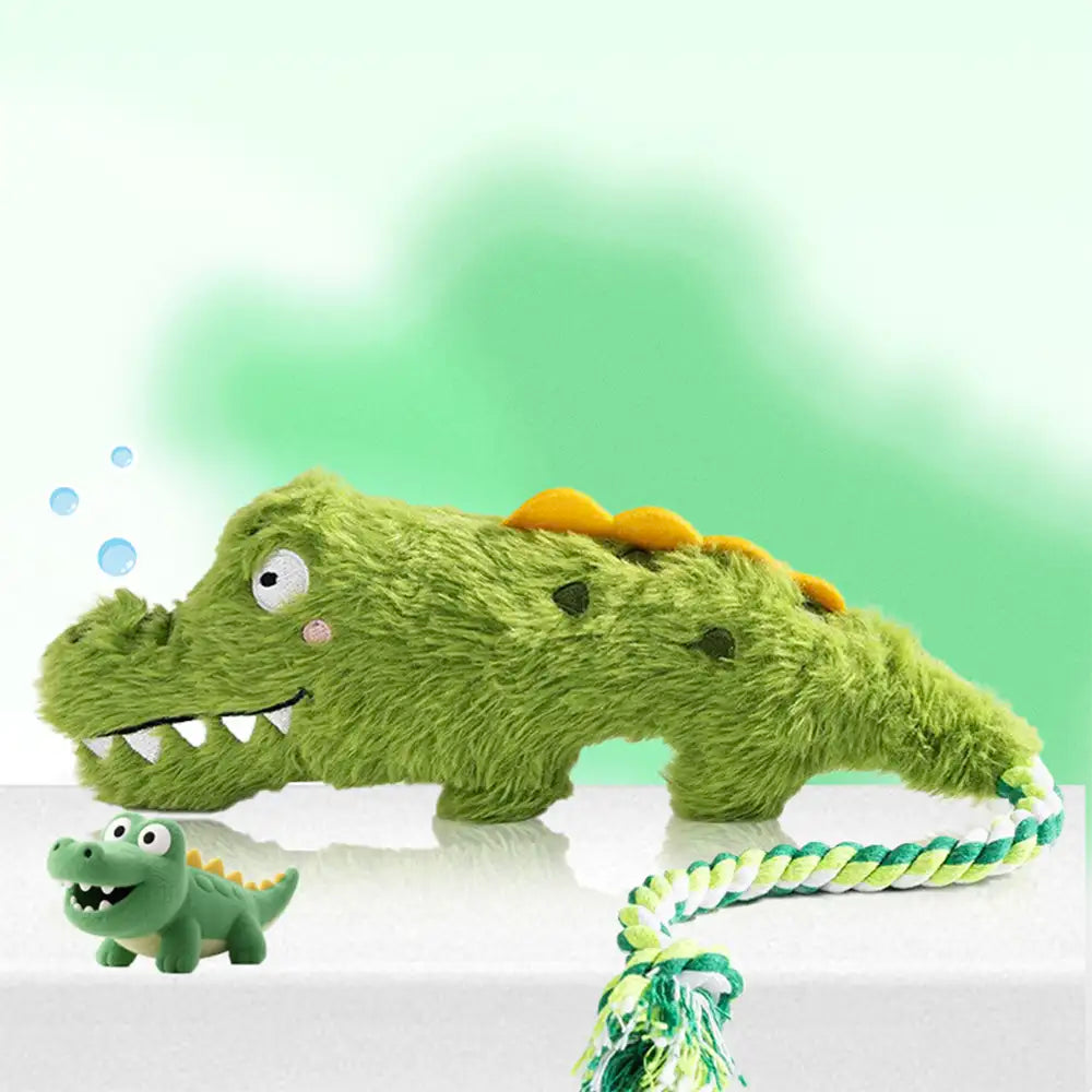 Animal Series Plush Squeak Dog Teething Toy