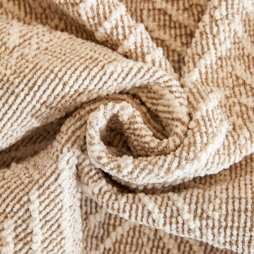 Copertina di divano magico anti-slip chenille a spina di pesce